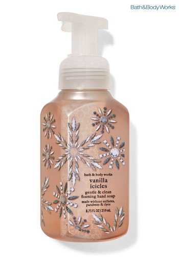 Bath & Body Works Vanilla Icicles Gentle and Clean Foaming Hand Soap 8.75 fl oz / 259 mL (K38825) | £10