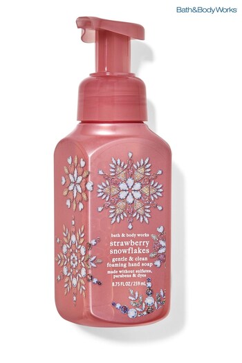 Bath & Body Works Strawberry Snowflakes Gentle and Clean Foaming Hand Soap 8.75 fl oz / 259 mL (K38826) | £10