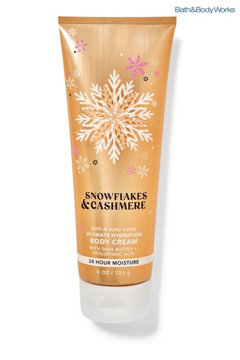 Bath & Body Works Snowflakes and Cashmere Ultimate Hydration Body Cream 8 oz / 226 g (K40035) | £18