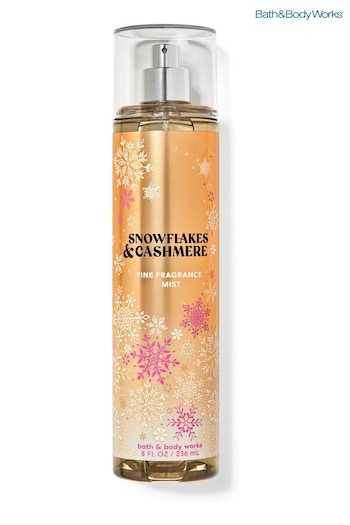 Bath & Body Works Snowflakes  Cashmere Fine Fragrance Mist 8 fl oz / 236 mL (K40038) | £18