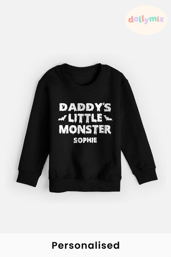 Personalised Daddy's Little Monster Jumper for Girls by Dollymix (K40121) | £20