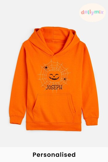 Personalised Spider Web Hoodie for Girls by Dollymix (K40227) | £22