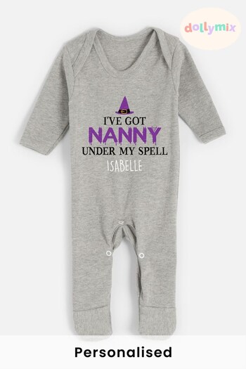Personalised "Under My Spell" Baby Rompersuit by Dollymix (K40246) | £20