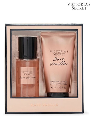 Victoria's Secret Bare Vanilla 2 Piece Body Mist and Lotion Gift Set (K40257) | £15