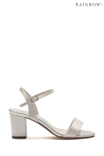 Rainbow Club Ivory Regular Fit Wedding Margot Satin Bridal Shoes (K40310) | £44