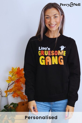 Personalised Gruesome Gang Sweatshirt by Percy & Nell (K40455) | £30