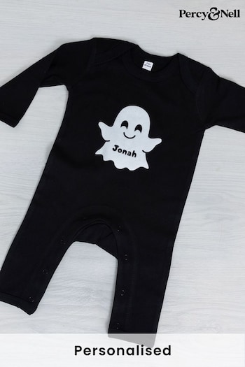 Personalised Ghost Baby Romper by Percy & Nell (K40526) | £26