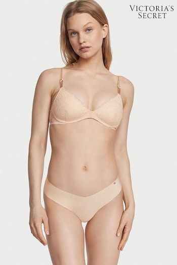 Victoria's Secret Marzipan Nude Lace Non Wired Push Up Bra (K40639) | £35