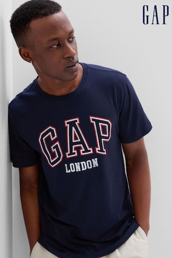 Gap Blue Logo Short Sleeve Crew Neck T-Shirt (K41006) | £14