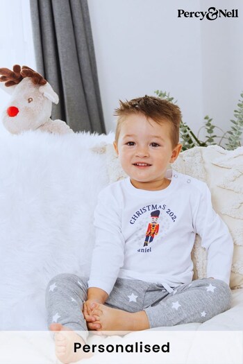 Personalised Toy Soldier Pyjama Set for Babies by Percy & Nell (K41386) | £26