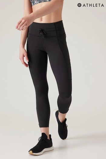 Athleta Black Rainier Unbrushed Cargo 7/8 Leggings (K41833) | £95