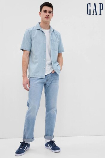 Gap Blue Pocket Short Sleeve Shirt (K41952) | £35