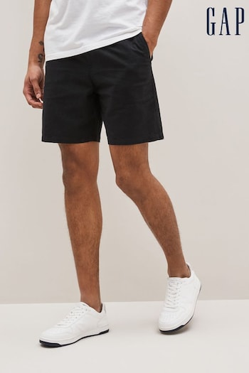Gap Black 7" Linen Cotton Shorts (K41975) | £45