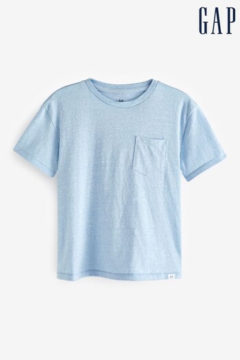 Gap Blue Pocket Short Sleeve T-Shirt (K42007) | £10
