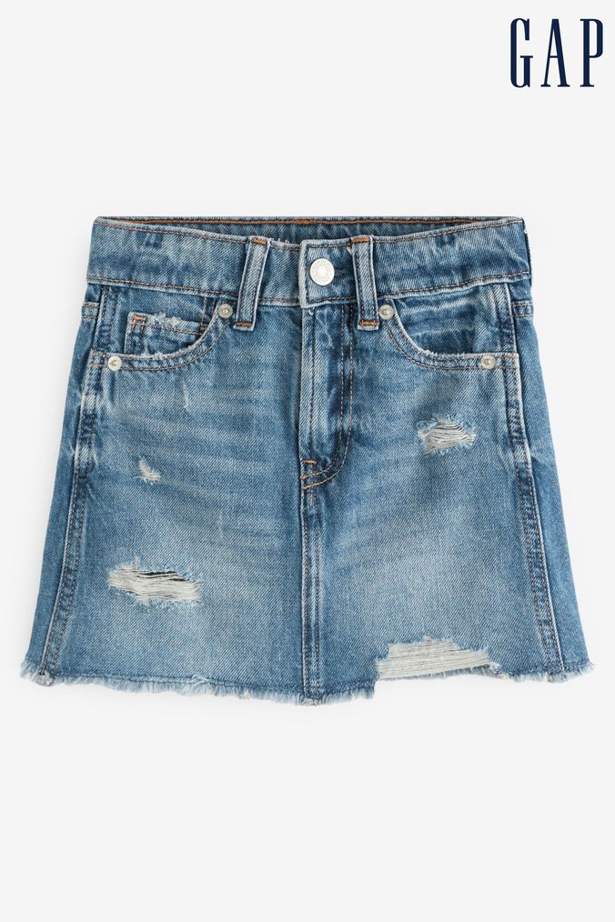 Gap denim sale skirts uk