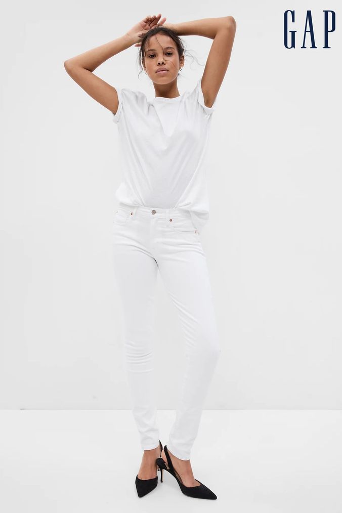 Women s White Skinny Jeans Petite White Skinny Jeans Next UK
