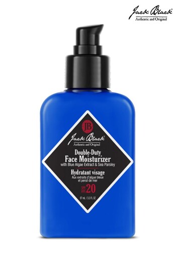Jack Black DoubleDuty Face Moisturizer SPF 20 With Blue Algae Extract  Sea Parsley 97ml (K42610) | £30