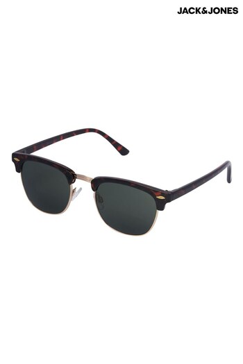 JACK & JONES Brown Retro Sunglasses (K42980) | £15