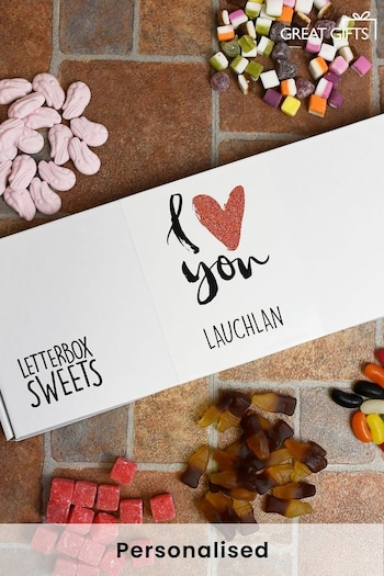 Personalised I Love You - Letterbox Sweets by Great Gifts (K43110) | £13