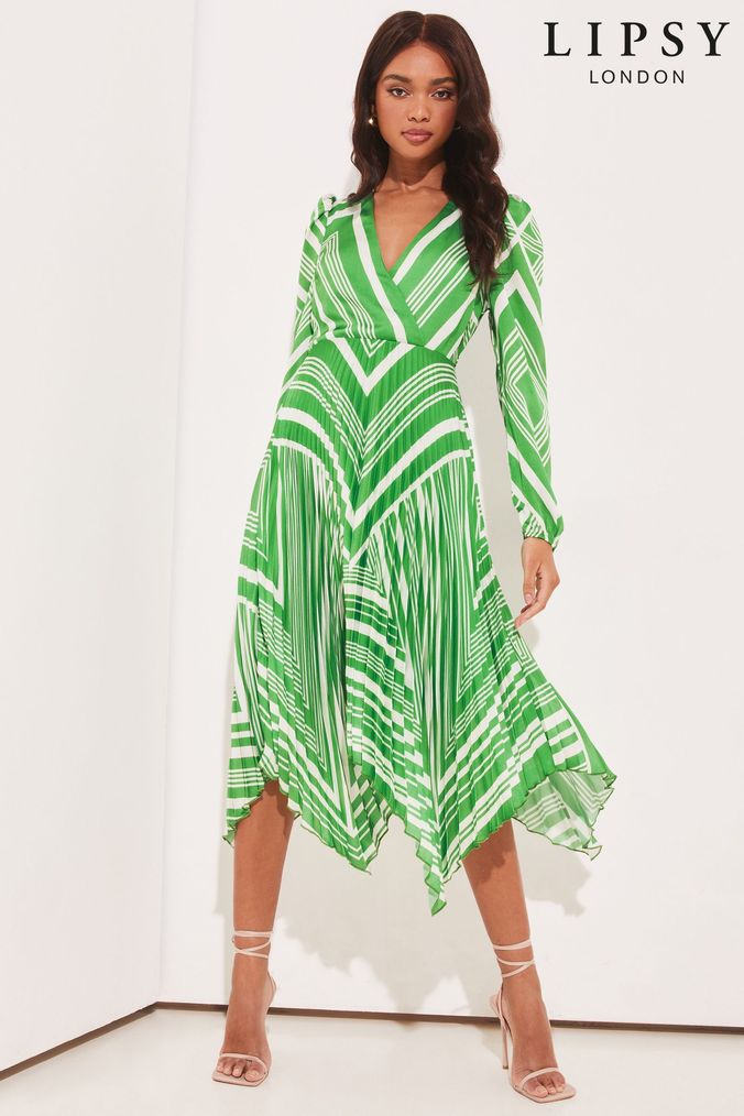 Buy Women s Green Wrap Occasionwear Print Dresses Online Rs01Shops