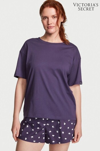 Victoria's Secret Valiant Purple Ditsy Dots Short Pyjamas (K43411) | £39
