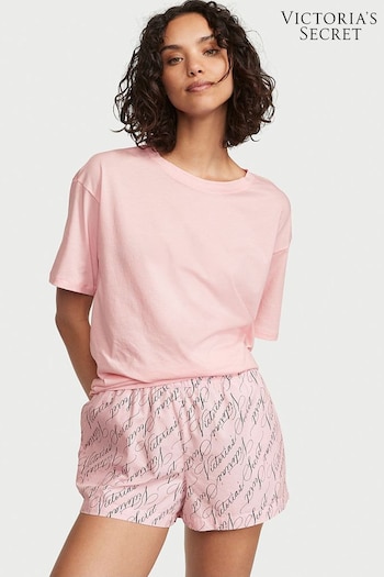 Victoria's Secret Pretty Blossom Pink VS Script Short Pyjamas (K43657) | £39