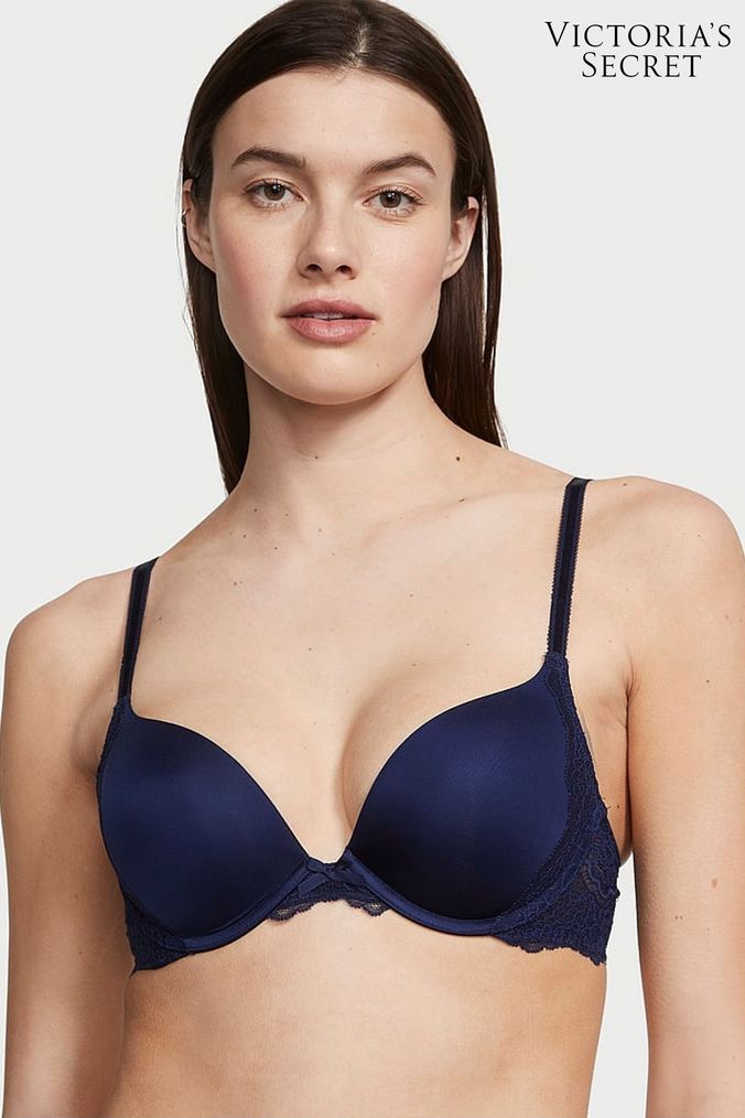 Victoria's Secret Ensign Navy Blue Smooth Push Up Bra (K43670) | £45