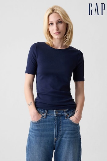 Gap Blue Modern Crew Neck Short Sleeve T-Shirt (K43866) | £20