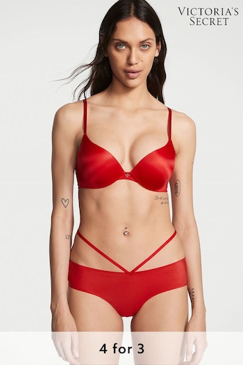 Victoria's Secret Lipstick Red Cheeky So Obsessed Strappy Cheeky Panty (K43945) | £14