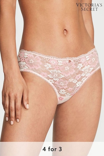 Victoria's Secret Purest Pink Lace Hipster Knickers (K43955) | £14