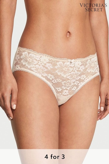 Victoria's Secret Marzipan Nude Lace Hipster Knickers (K43956) | £14