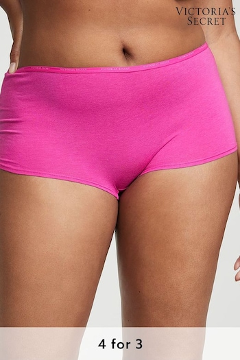 Victoria's Secret Fuchsia Frenzy Pink Short Mini Logo Knickers (K44005) | £9