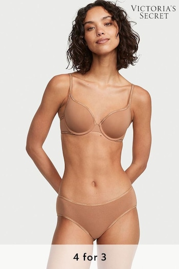 Victoria's Secret Toffee Nude Hipster Mini Logo Knickers (K44035) | £9