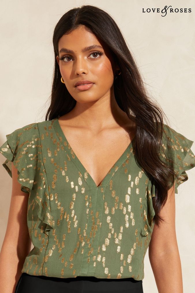 Golden top party wear on sale