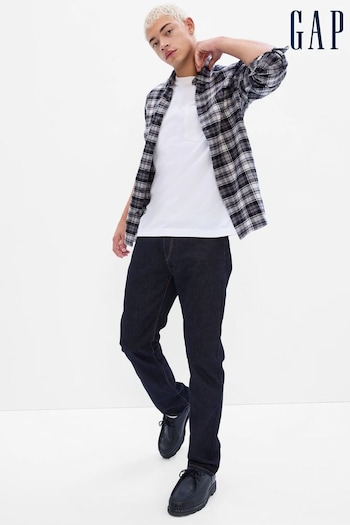 Gap Blue Black Wash Straight Fit With (K44178) | £40