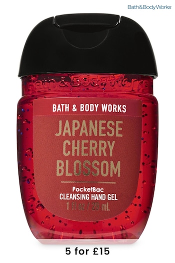 Pyjamas & Nightwear Japanese Cherry Blossom Cleansing Hand Sanitiser Gel 1 fl oz / 29 mL (K44224) | £4