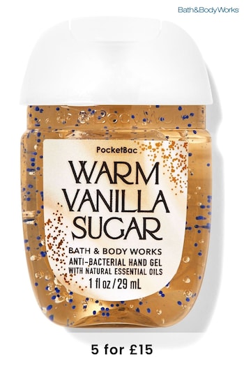 Bath & Body Works Warm Vanilla Sugar Cleansing Hand Gel 1 fl oz / 29 ml (K44230) | £4