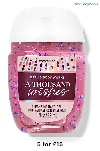 Bath & Body Works A Thousand Wishes Cleansing Hand Gel 1 fl oz / 29 ml (K44232) | £4
