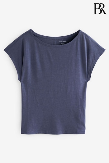 Banana Republic Blue Short Sleeve Crew Neck T-Shirt (K44265) | £30