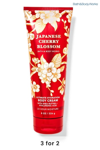New In Footwear Japanese Cherry Blossom Ultimate Hydration Body Cream 8 oz / 226 g (K44359) | £18