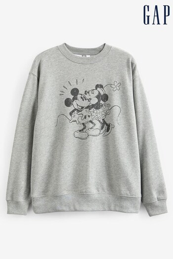 Gap Grey Disney Mickey Mouse Graphic Sweatshirt (K44502) | £40