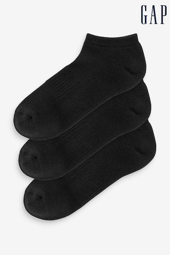 Gap Black Athletic Ankle Socks 3-Pack (K44531) | £10