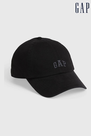 Gap Black Logo Baseball Hat (K44538) | £15