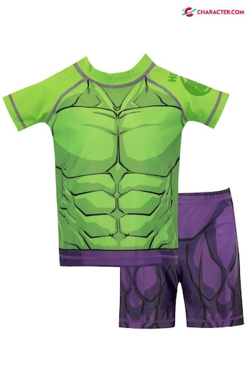 Character Purple - Marvel Hulk Boy Swim Set (K44864) | £21