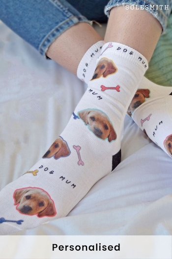 Personalised Dog Parent Photo Socks by Solesmith (K44874) | £20