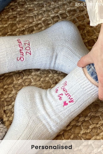 Personalised Mummy to be Socks by Solesmith (K44875) | £16