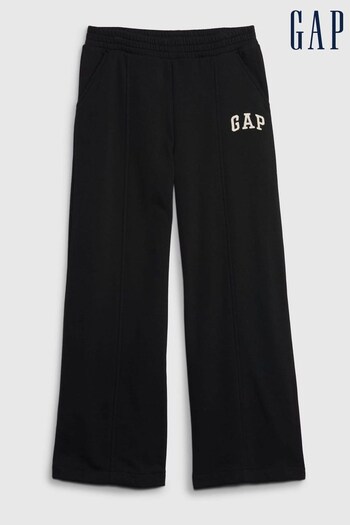 Gap Black Logo Wide Leg Joggers (K45021) | £20