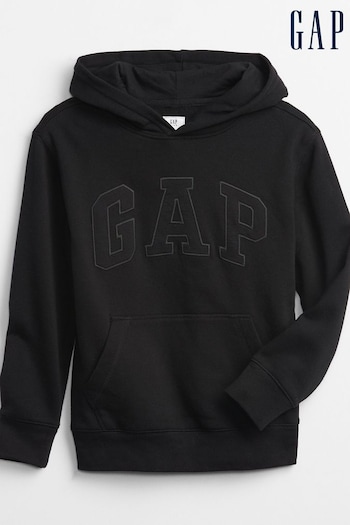 Gap Black Logo Hoodie (4-13yrs) (K45038) | £20