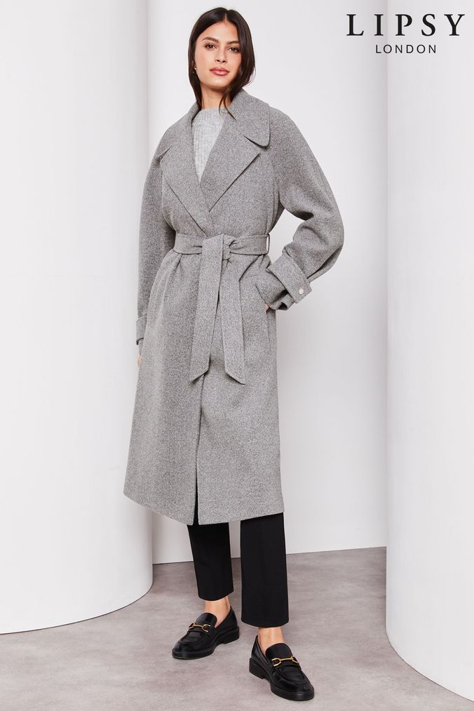 Lipsy soft duster hot sale coat in pink