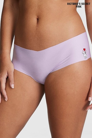 Victoria's Secret PINK Pastel Lilac Purple Dog No Show Cheeky Knickers (K45512) | £9